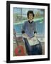 Portrait of a woman at a window, 1993-John Stanton Ward-Framed Giclee Print