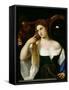 Portrait of a Woman at Her Toilet, 1512-15-Titian (Tiziano Vecelli)-Framed Stretched Canvas
