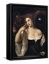 Portrait of a Woman at Her Toilette-Titian (Tiziano Vecelli)-Framed Stretched Canvas