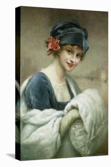 Portrait of a Woman by Francois Martin-Kavel-Francois Martin-kavel-Stretched Canvas