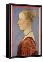 Portrait of a Woman by Piero Del Pollaiuolo-null-Framed Stretched Canvas