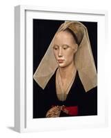 Portrait of a Woman, C. 1460-Van der Weyden Rogier-Framed Giclee Print