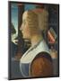 Portrait of a Woman, C.1490-Domenico Ghirlandaio-Mounted Giclee Print