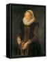 Portrait of a Woman, C.1611-Frans Hals-Framed Stretched Canvas