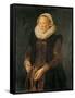 Portrait of a Woman, C.1611-Frans Hals-Framed Stretched Canvas