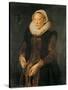 Portrait of a Woman, C.1611-Frans Hals-Stretched Canvas