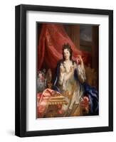 Portrait of a Woman, C.1696-Nicolas de Largilliere-Framed Premium Giclee Print