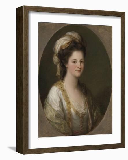 Portrait of a Woman, C.1770-Angelica Kauffmann-Framed Giclee Print