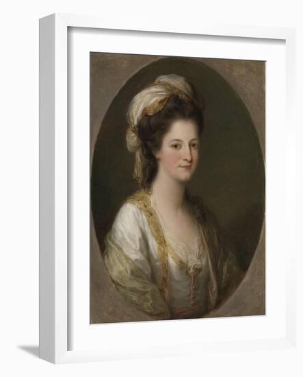 Portrait of a Woman, C.1770-Angelica Kauffmann-Framed Giclee Print