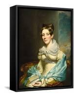 Portrait of a Woman, C.1820 (Oil on Scored Panel)-Samuel Lovett Waldo-Framed Stretched Canvas