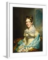 Portrait of a Woman, C.1820 (Oil on Scored Panel)-Samuel Lovett Waldo-Framed Giclee Print