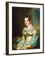 Portrait of a Woman, C.1820 (Oil on Scored Panel)-Samuel Lovett Waldo-Framed Giclee Print