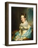 Portrait of a Woman, C.1820 (Oil on Scored Panel)-Samuel Lovett Waldo-Framed Giclee Print