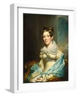 Portrait of a Woman, C.1820 (Oil on Scored Panel)-Samuel Lovett Waldo-Framed Giclee Print