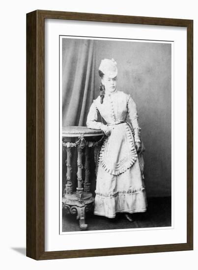 Portrait of a Woman, C1890-1909-Birchall-Framed Giclee Print