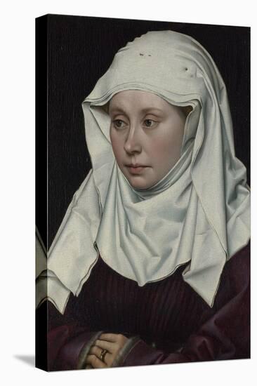 Portrait of a Woman, Ca 1435-Robert Campin-Stretched Canvas