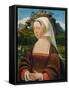 Portrait of a Woman, Ca 1530-Jan Mostaert-Framed Stretched Canvas