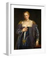 Portrait of a Woman, Called La Bella Nani-Paolo Veronese-Framed Giclee Print