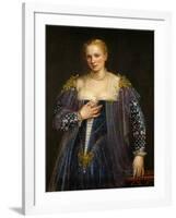 Portrait of a Woman, Called La Bella Nani-Paolo Veronese-Framed Giclee Print