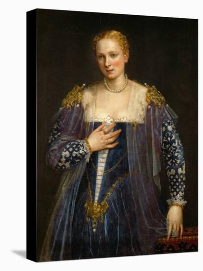 Portrait of a Woman, Called La Bella Nani-Paolo Veronese-Stretched Canvas