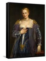 Portrait of a Woman, Called La Bella Nani-Paolo Veronese-Framed Stretched Canvas