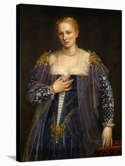 Portrait of a Woman, Called La Bella Nani-Paolo Veronese-Stretched Canvas