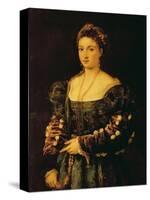 Portrait of a Woman, Called La Bella-Titian (Tiziano Vecelli)-Stretched Canvas