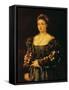 Portrait of a Woman, Called La Bella-Titian (Tiziano Vecelli)-Framed Stretched Canvas