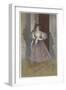 Portrait of a Woman Carrying a Candle-Lucius Rossi-Framed Giclee Print