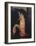 Portrait of a Woman, Half Length, 1905-William Kay Blacklock-Framed Giclee Print