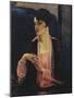 Portrait of a Woman, Half Length, 1905-William Kay Blacklock-Mounted Giclee Print