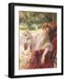 Portrait of a Woman in a Fur Wrap-Herman Richir-Framed Giclee Print