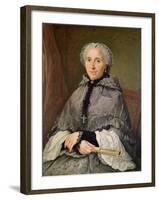 Portrait of a Woman in Grey-Jacques Andre Joseph Camelot Aved-Framed Giclee Print