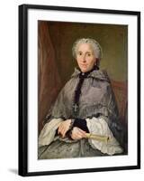 Portrait of a Woman in Grey-Jacques Andre Joseph Camelot Aved-Framed Giclee Print