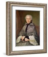 Portrait of a Woman in Grey-Jacques Andre Joseph Camelot Aved-Framed Giclee Print