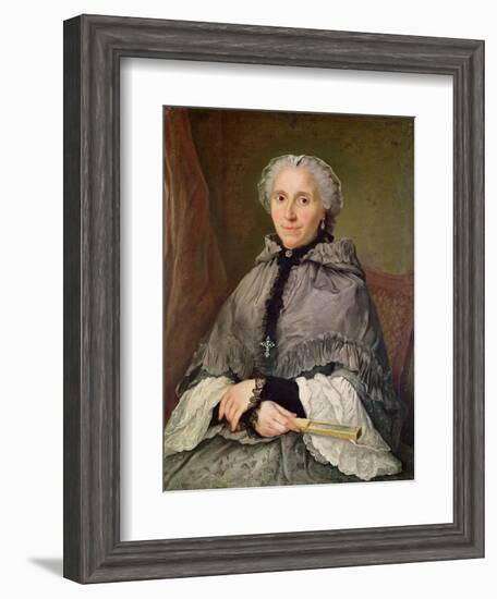 Portrait of a Woman in Grey-Jacques Andre Joseph Camelot Aved-Framed Giclee Print