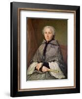 Portrait of a Woman in Grey-Jacques Andre Joseph Camelot Aved-Framed Giclee Print