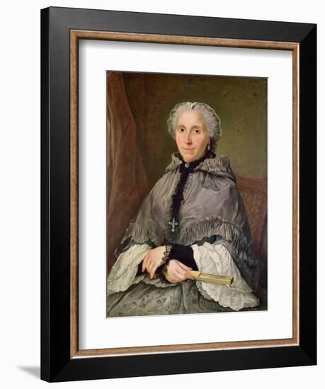 Portrait of a Woman in Grey-Jacques Andre Joseph Camelot Aved-Framed Giclee Print