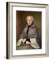 Portrait of a Woman in Grey-Jacques Andre Joseph Camelot Aved-Framed Giclee Print