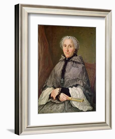 Portrait of a Woman in Grey-Jacques Andre Joseph Camelot Aved-Framed Giclee Print