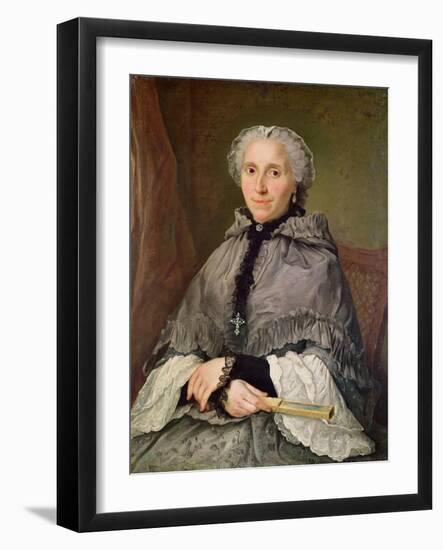 Portrait of a Woman in Grey-Jacques Andre Joseph Camelot Aved-Framed Giclee Print