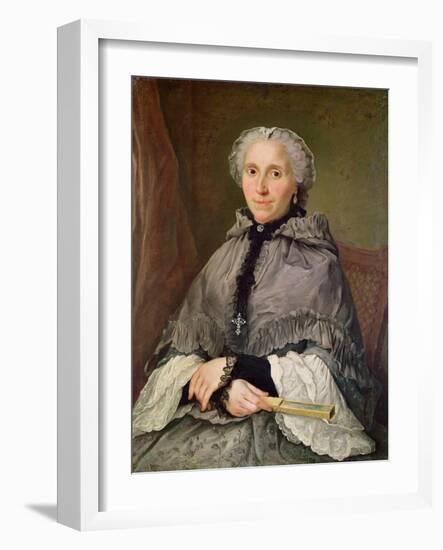 Portrait of a Woman in Grey-Jacques Andre Joseph Camelot Aved-Framed Giclee Print