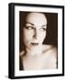 Portrait of a Woman in Monotone Colors-Alaya Gadeh-Framed Photographic Print