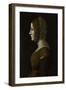 Portrait of a Woman in Profile, C. 1495-Giovanni Ambrogio De Predis-Framed Giclee Print