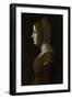 Portrait of a Woman in Profile, C. 1495-Giovanni Ambrogio De Predis-Framed Giclee Print