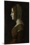 Portrait of a Woman in Profile, C. 1495-Giovanni Ambrogio De Predis-Mounted Giclee Print