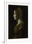 Portrait of a Woman in Profile, C. 1495-Giovanni Ambrogio De Predis-Framed Giclee Print