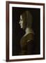 Portrait of a Woman in Profile, C. 1495-Giovanni Ambrogio De Predis-Framed Giclee Print