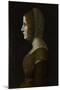 Portrait of a Woman in Profile, C. 1495-Giovanni Ambrogio De Predis-Mounted Giclee Print