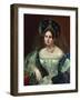 Portrait of a Woman in the Russian Court Dress, Ca 1835-Pimen Nikitich Orlov-Framed Giclee Print